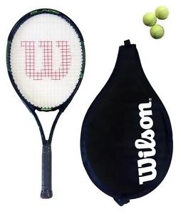 Wilson Hoja 25 Raqueta De Tenis Junior + 3 pelotas de tenis