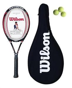 Wilson Enforcer 100 Raqueta De Tenis + Funda Transporte + 3 Pelotas (L3)