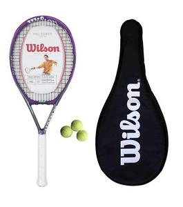 Wilson Pro Power Lite 110 Raqueta De Tenis + Funda Para Palos + 3 Pelotas