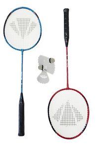 Carlton Powerblade Partido 2 Jugadores Set De Raquetas con 3 volantes