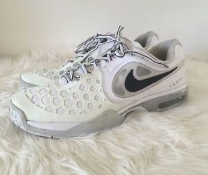 Nike Ballistec 4.3 Mens Tennis Shoes Size 10 White Grey Sneakers