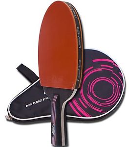Caleson Table Tennis Racket with Double Carbon Blade .Including Racket Bag