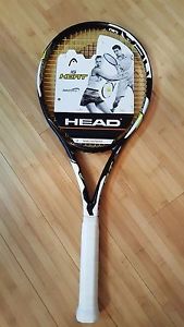 Head IG Heat Tennis Racquet Innegra Grip Size 4 3/8" With Carrying Bag, L/XL New