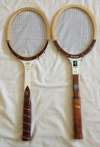 LOT of 2 Vintage Wilson Select Chris Evert Autograph Tennis Racket 