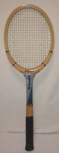 Vintage Wilson Tie-Breaker Tennis Racket 4 5/8" Full Shaft Fibre