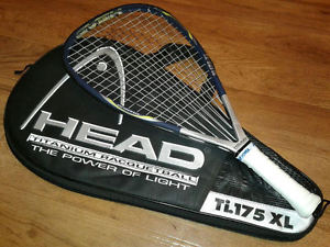 Head Ti. 175 XL Titanium Racquetball Racquet Racket + Original Case + Yonex Wrap
