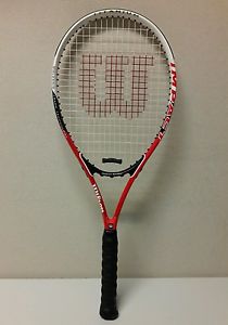 Wilson Impact Titanium Volcanic technology L4 4 1/2 Tennis Racquet Cushion Pro