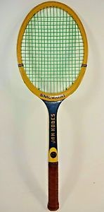 Vintage - Wimbledon Winner Jan Kodes wooden Snauwaert tennis racquet - 6.5" Grip