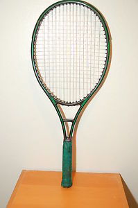 Prince Graphite 110 Oversize 4 1/2 Single Stripe POG Racquet 1983 Original
