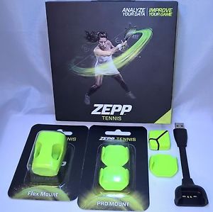 Zepp Tennis 3D Swing Analyzer + 2 BONUS Mounts, Apple IOS and Android, BRAND NEW