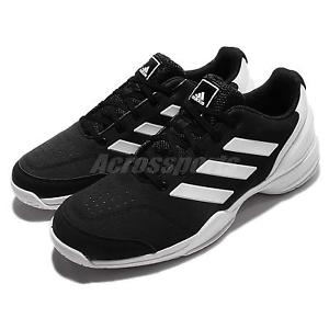 adidas Rally Oop 2 II Black White Men Tennis Shoes Sneakers Trainers AQ2515