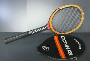 VINTAGE Donnay Bjorn Borg  Allwood Wood Composite Tennis Racquet 70s COLLECTIBLE