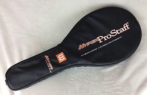 WILSON Hyper Carbon PRO STAFF 6.5 Oversize Tennis Racquet with Padded Cover
