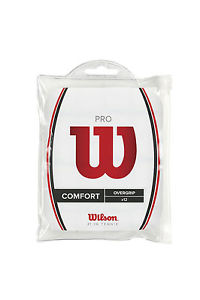 Wilson Pro Overgrip Comfort 12 Pack White (52814H)