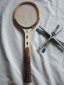 Vintage Wilson Jacket Kramer Pro Staff Wood Tennis Racquet w/head press #16T111