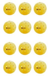 NEW 12 PACK ONIX PURE Pickleball Balls Outdoor