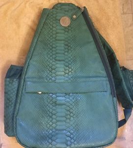 Original Jetpac Large Tennis Bag "Life Is Tennis" Green