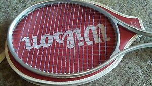 Vintage Wilson Aluminum Match Point Tennis Racquet