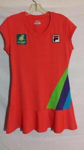 new nwot FILA BNP PARIBAS OPEN TENNIS DRESS ballgirl dress skirt  NEVER WORN
