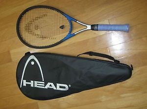 HEAD Ti.S1 TITANIUM EXTRA LONG TENNIS RAQUET WITH BAG & DAMPER  GRIP 4 1/8