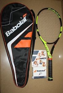 New Babolat Pure Aero Play Tennis Racquet Size 4 3/8 Complete System w/ Cover
