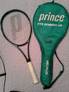 Prince CTS Synergy 26 Midplus tennis racquet 4 3/8 grip size, excellent shape!