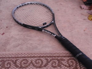 Prince exo3 black team tennis racquet, 100 sq. Inch, 4 3/8 grip used