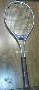 Spalding Rebel Tennis Racquet 4 1/4L 52-2560 With Genuine Cowhide Grip