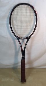 Wilson Graphite Black and Red Matrix Tennis Racquet Size 4 5/8 L5 Midsize