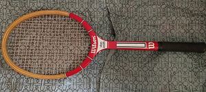 Wilson Stan Smith American Wooden Racket 4.25 - Red Vintage!