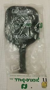NEW Champion Pickleball Paddle (Black, Cushion grip - 4.5