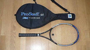 WILSON PRO STAFF TITANIUM 6.6 TENNIS Racquet WITH CASE
