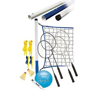 Badminton and Volleyball Recreational Combo Set For Outdoor Fun