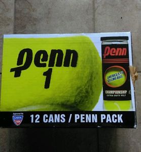 Penn Championship Extra Duty Tennis Ball Case (12 cans, 36 balls)- NEW!!