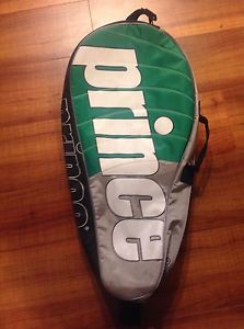 prince oversize tennis raquet tt thunderlite 4 1/4 grip w bag