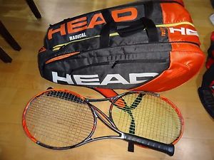 Head Graphene XT  Radical Pro MPA Tennis Racquet  Monstercombi Bag Murray 4 1/4