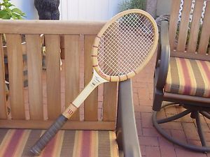Vintage Wilson wooden Jack Kramer autograph Tennis Racquet Racket Light 4 1/2