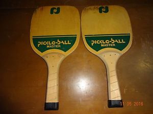 Swinger Pickle Ball Paddles Vintage Pre-owned Wood