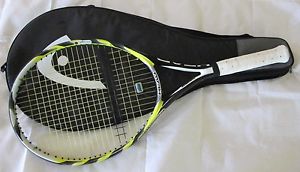 Head Extreme OVERSIZE Microgel head Grip 4 3/8 Tennis Racquet/RACKET W/HEAD CASE
