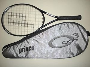 PRINCE O3 SILVER OS 118 TENNIS RACQUET  4 3/8   27.75