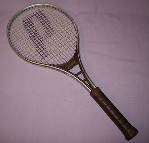 Vtg  PRINCE CLASSIC II ALUMINUM Tennis Racket With Original Cover 4 1/2"