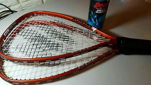 Ektelon racquetball racquets with balls