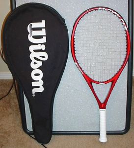 WILSON H CYCLONE 115 SQ IN OVERSIZE CARBON GRAPHITE TENNIS RACQUET