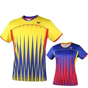 2016  Victor men's & Women's Tops table tennis clothing Badminton Only T-shirt