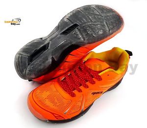 Apacs Cushion Power 068 Orange Badminton Shoes Transparent Outsole and Improved