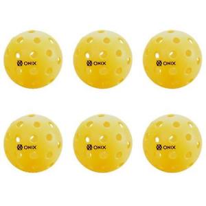 NEW 6 PACK ONIX PURE Pickleball Balls Outdoor Pure Tournament Play Meets USAPA