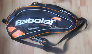 Babolat Play 6 Racket Tour Tennis Bag Rafa Nadal Racquets Rare