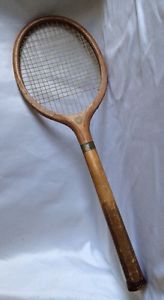 VINTAGE N.J. MAGNAN SWIFT WOOD TENNIS RACQUET RACKET