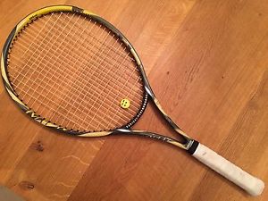 Head Radical Tour ZEBRA 107 Agassi Made in Austria 4 1/2 grip Tennis Racquet