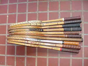 10 WOOD WOODEN TENNIS RACQUETS RACKETS